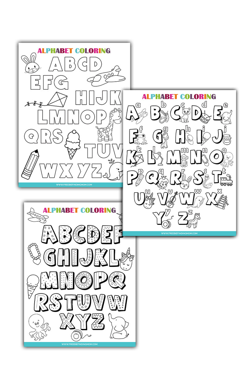 3 Letter Coloring Pages 3-letter-coloring-pages