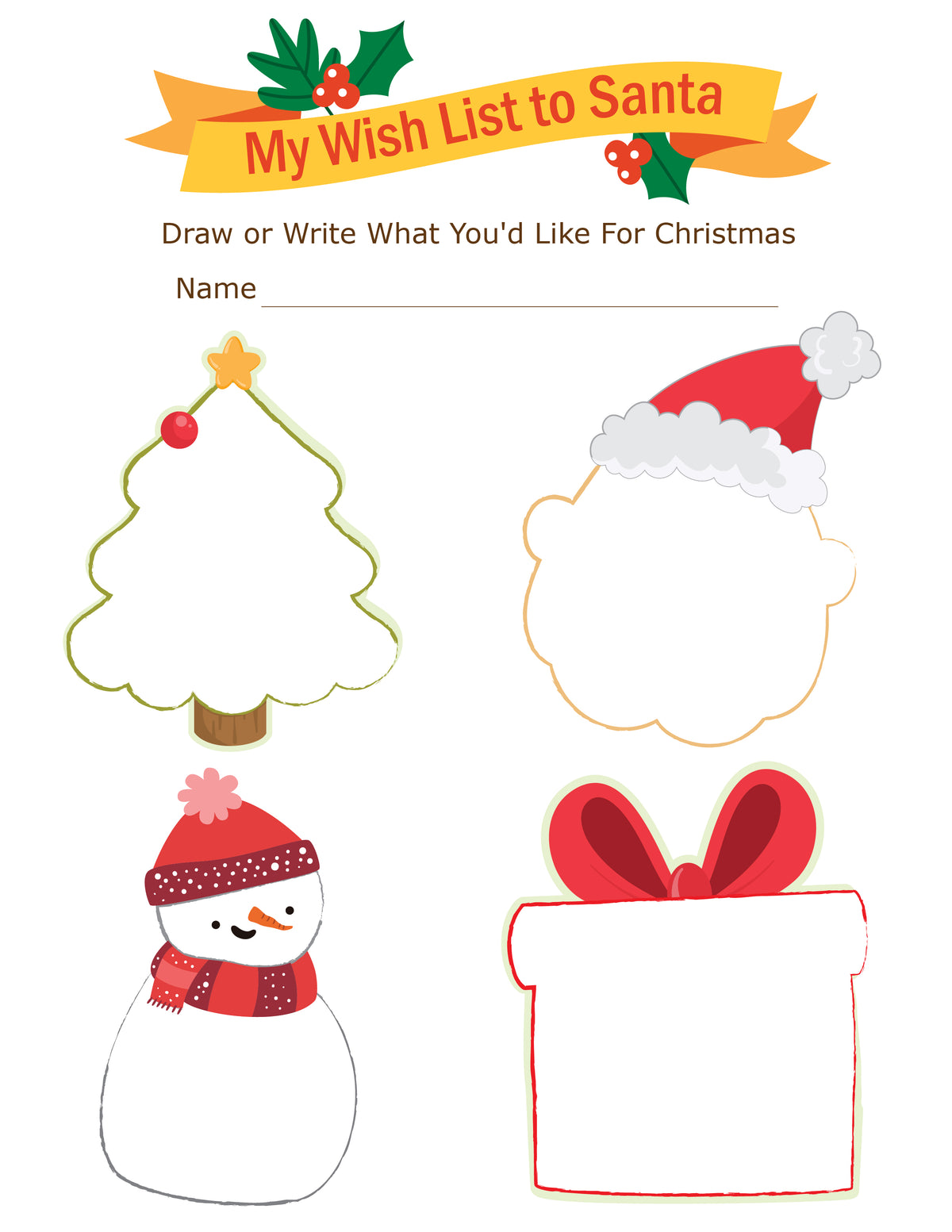 My Wish List to Santa