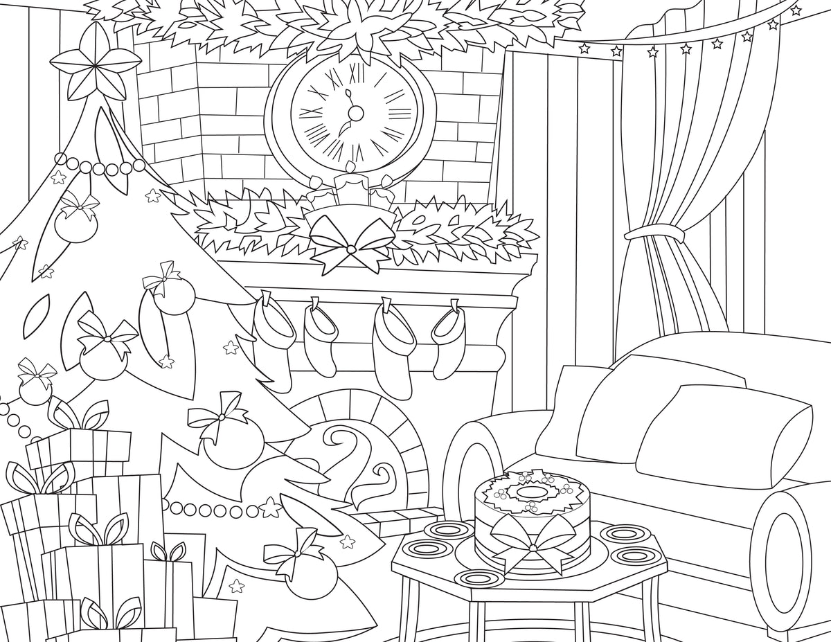 Christmas Coloring Pages for Adults (3 Pages) christmas-coloring-pages-for-adults-3-pages