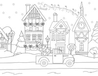 Christmas Coloring Pages for Adults (3 Pages)