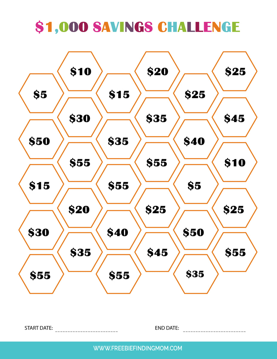 Money Saving Challenges (2 Templates) Money Saving Challenges (2 Templates)