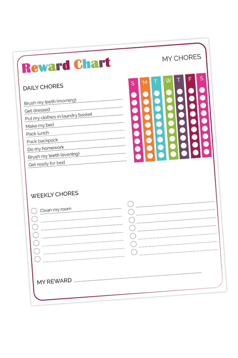 Blank Reward Chart Printable blank-reward-chart-printable