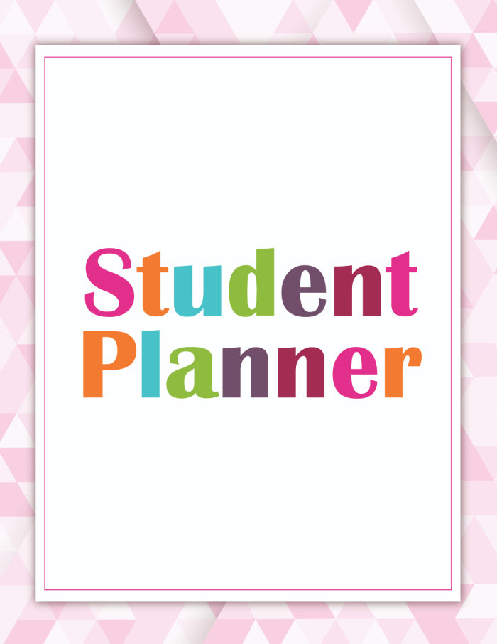 Student Planner 13 Pages