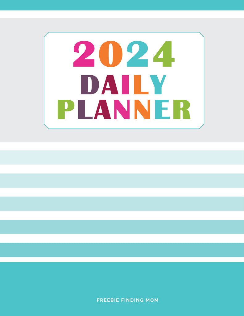 2024 Daily Planner Pages + Life Planner Binder Freebie Finding Mom