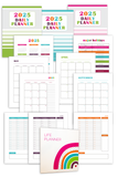 2025 Daily Planner Pages + Life Planner Binder