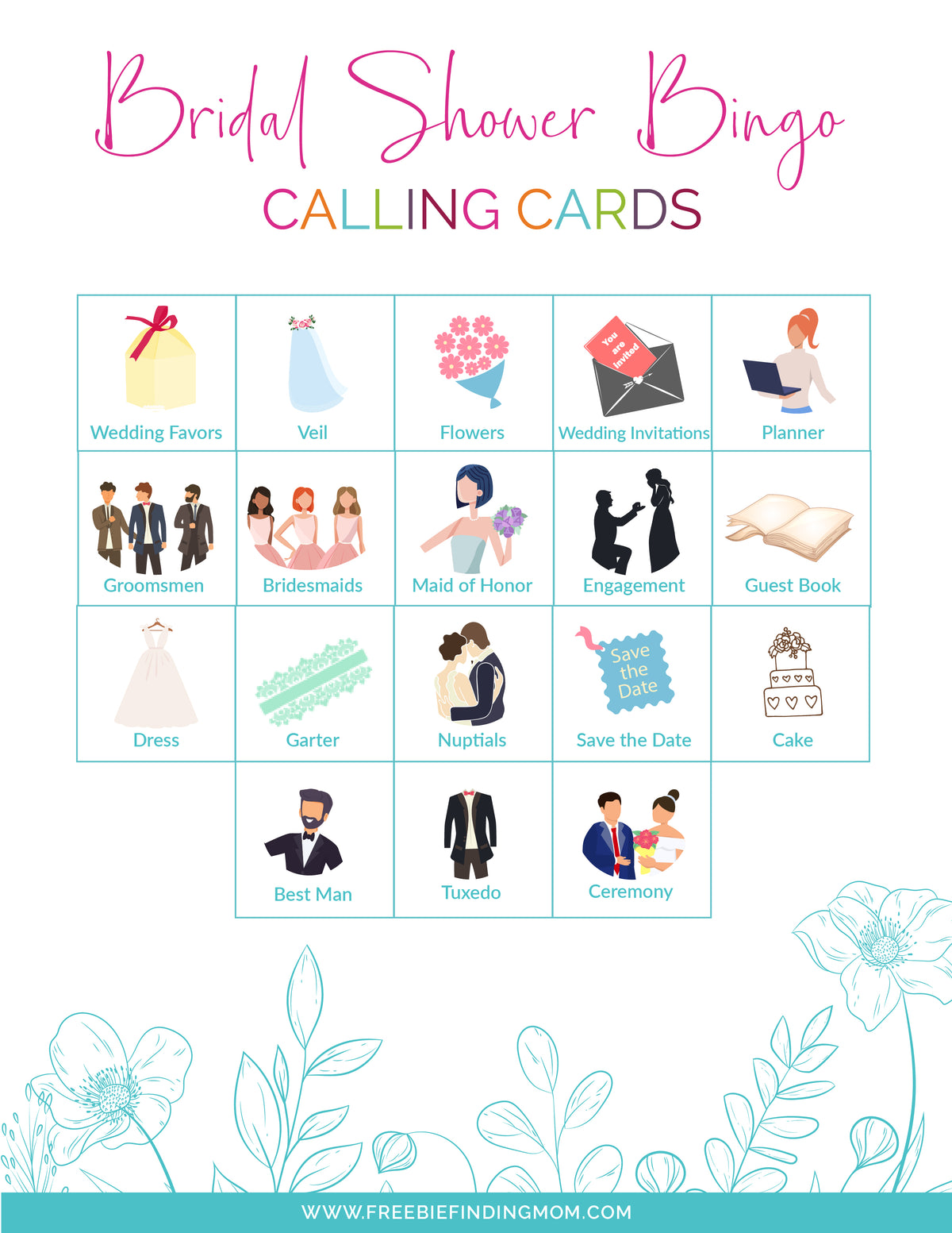 Bridal Shower Games (6 Games)