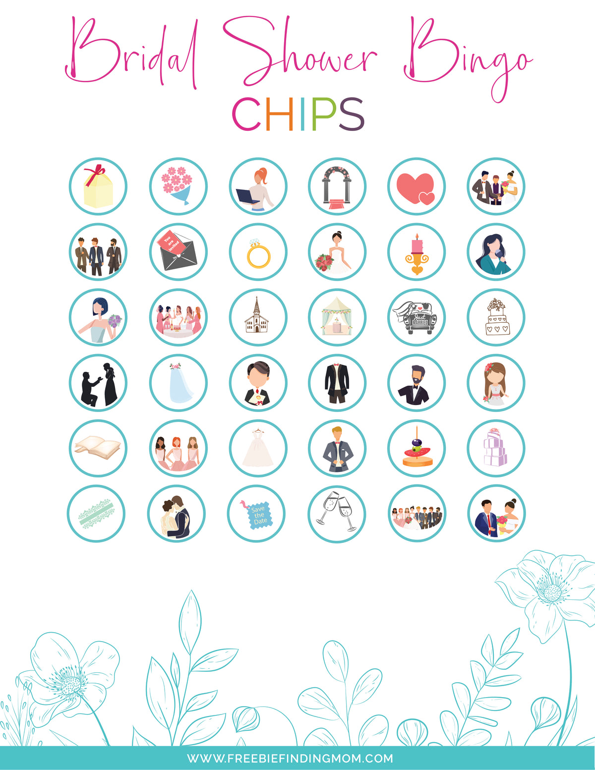 Bridal Shower Games (6 Games)