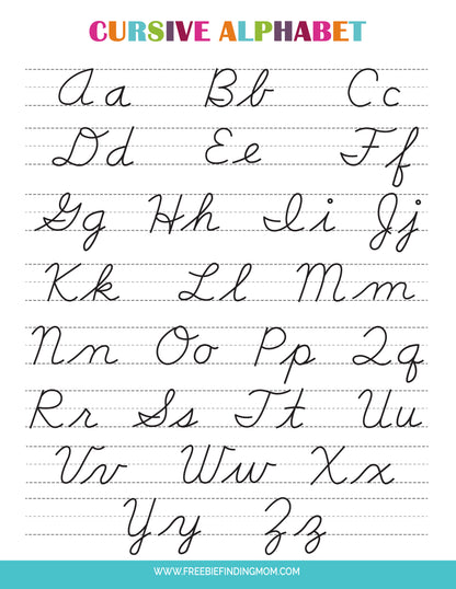 Cursive Writing Bundle (107 Pages)
