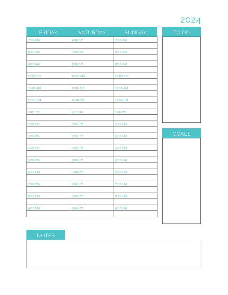 2024 Daily Planner Pages + Life Planner Binder – Freebie Finding Mom