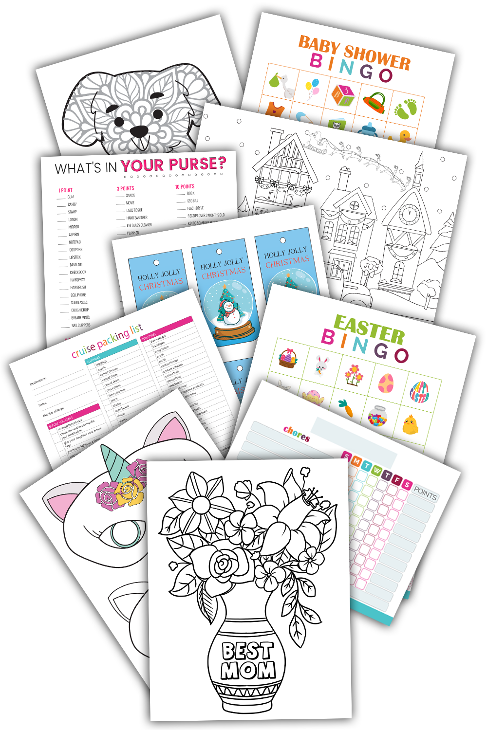 The Ultimate Printables Vault – 1,120+ Printable Pages for Kids, Budgeting, & Organization