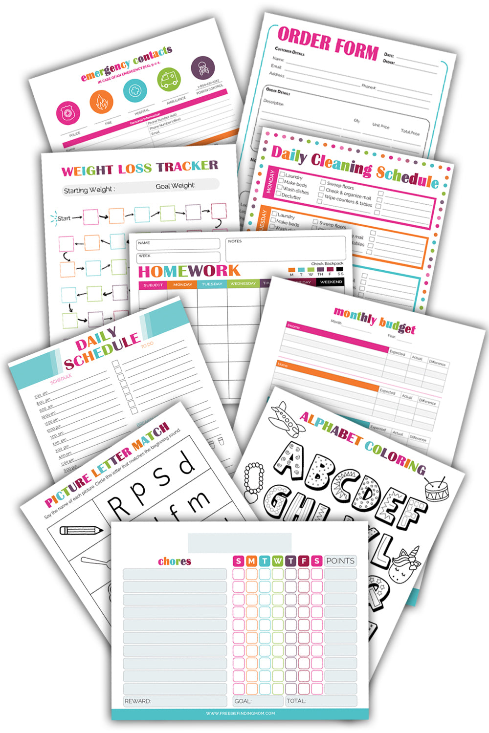 The Ultimate Printables Vault – 1,120+ Printable Pages for Kids, Budgeting, & Organization