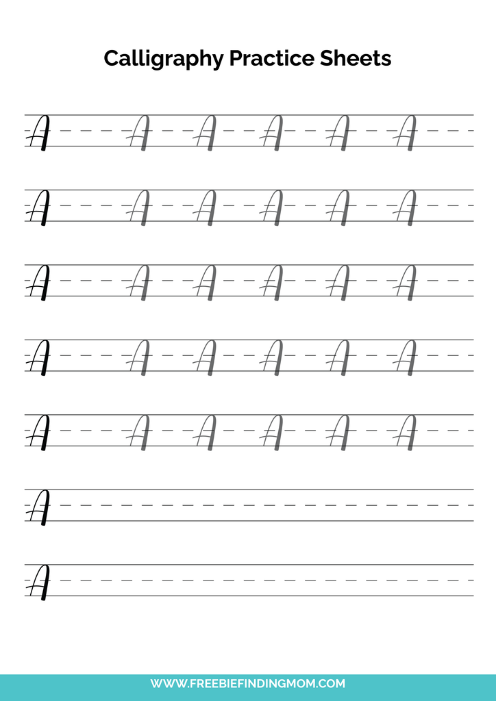 Cursive Calligraphy Writing Bundle
