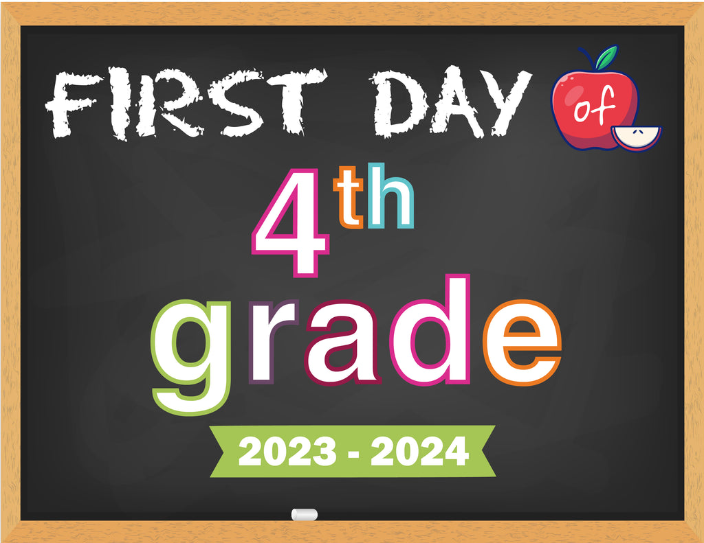 First Day of School Sign Printable (Chalkboard Style) – Freebie Finding Mom