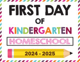 2024-2025 First Day of School Signs (Including Homeschool)