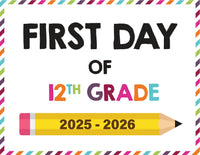 2025-2026 First Day of School Signs (Including Homeschool)