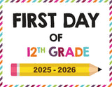 2025-2026 First Day of School Signs (Including Homeschool)