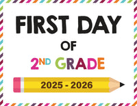2025-2026 First Day of School Signs (Including Homeschool)