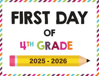 2025-2026 First Day of School Signs (Including Homeschool)