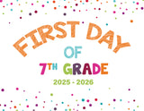 2025-2026 First Day of School Signs