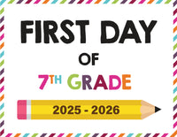 2025-2026 First Day of School Signs (Including Homeschool)