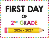 2026-2027 First Day of School Signs (Including Homeschool)