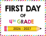 2026-2027 First Day of School Signs (Including Homeschool)