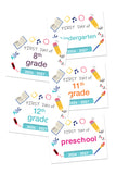 2026-2027 First Day of School Signs