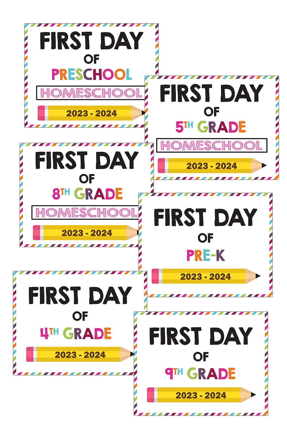 School Signs – Freebie Finding Mom