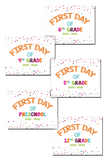 2025-2026 First Day of School Signs
