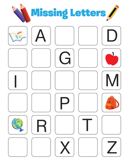 Printable beginner kindergarten alphabet