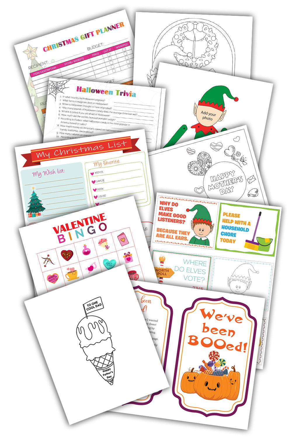 Holiday & Celebration Bundle (423 Pages)