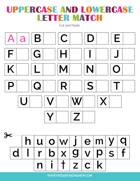 9 Alphabet Worksheets – Freebie Finding Mom