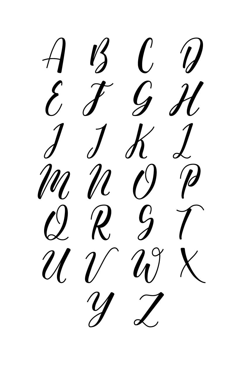 Cursive Calligraphy Writing Bundle (107 Pages)