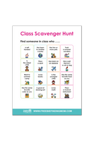 Class Scavenger Hunt