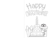 3 Birthday Card Drawing Ideas