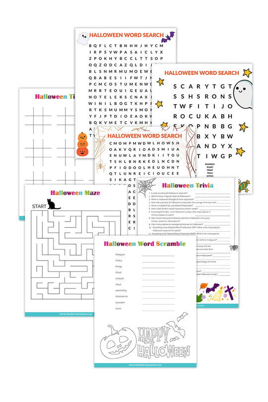 Downloadable Halloween Printables