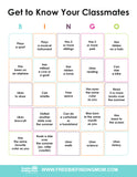 Get to Know You Bingo Cards (25 Cards)