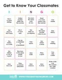 Get to Know You Bingo Cards (25 Cards)