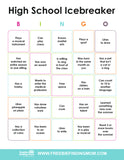 Icebreaker Bingo Cards (25 Cards)