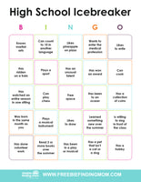 Icebreaker Bingo Cards (25 Cards)