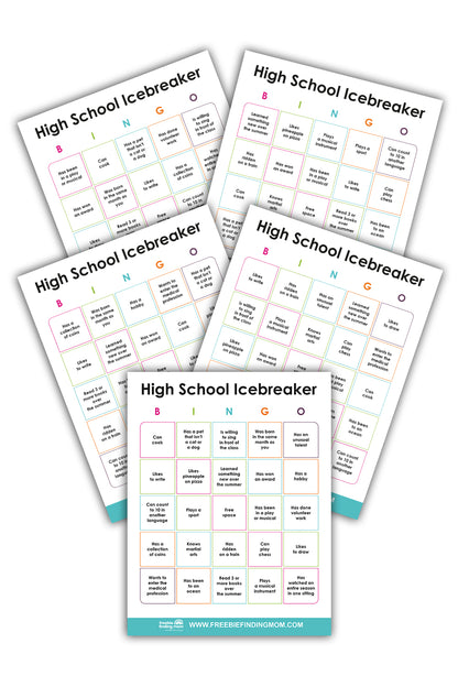 Icebreaker Bingo Cards (25 Cards)