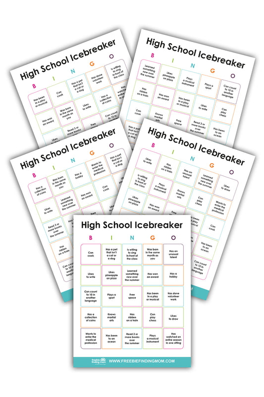 Icebreaker Bingo Cards (25 Cards)