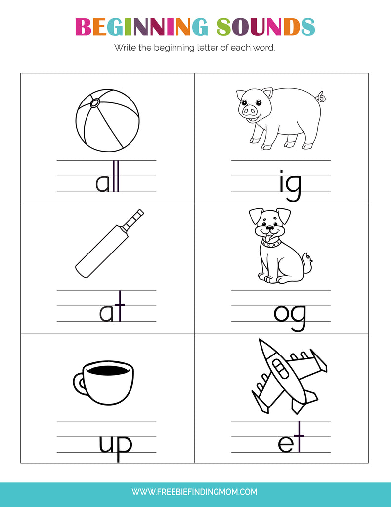 9 Alphabet Worksheets – Freebie Finding Mom