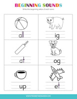 9 Alphabet Worksheets