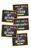 2023-2024 Last Day of School Signs (Chalkboard Style)