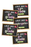 2025 - 2026 Last Day of School Signs (Chalkboard Style)