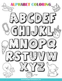 3 Letter Coloring Pages