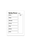 Weekly Schedule Template