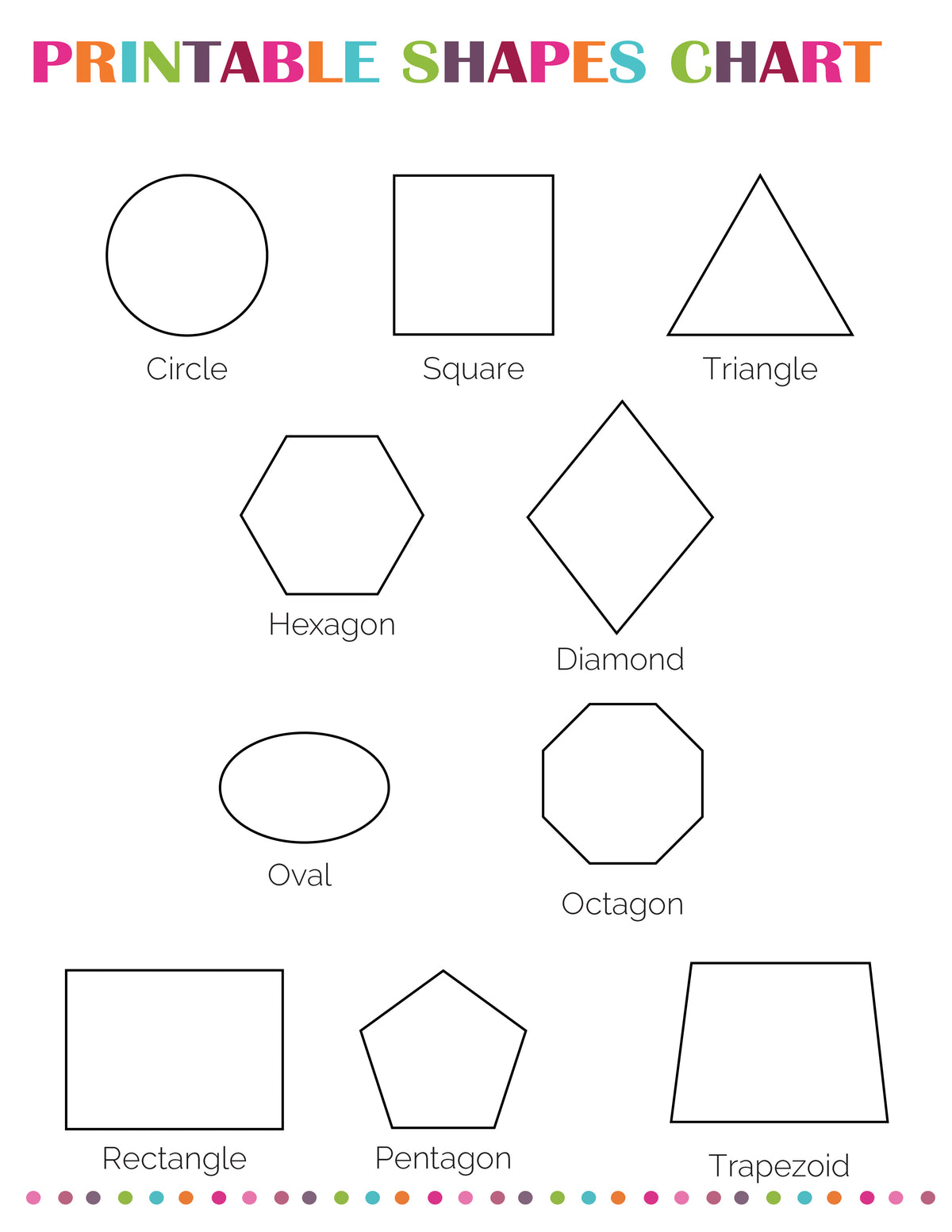 Shapes Worksheets (132 Pages)