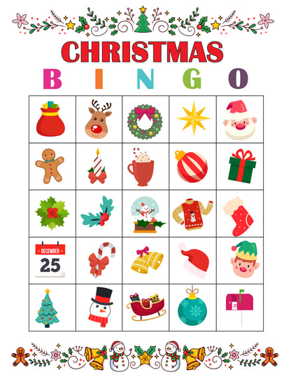 Christmas Bingo Game